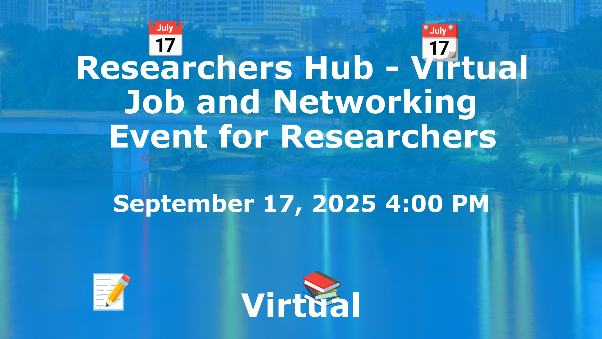 Researchers Hub - Virtual Job and Networking Event for Researchers event image